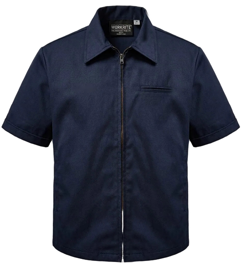 WorkRite Nomex IIIA Short-Sleeve Zip-Front Duty Shirt