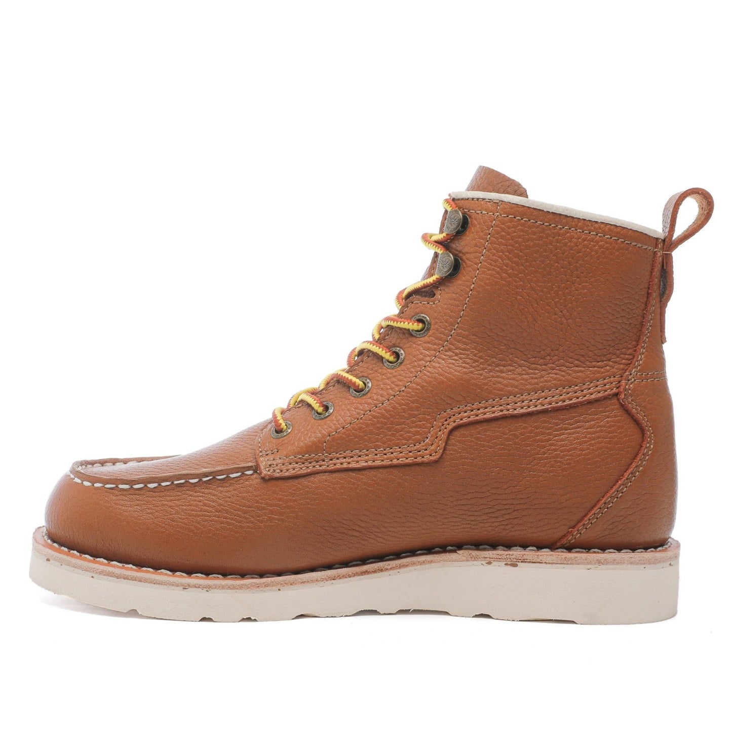 ROCKROOSTER Trinidad Men's 6 inch Brown Soft Toe Wedge Work Boots VAP2306 (4)