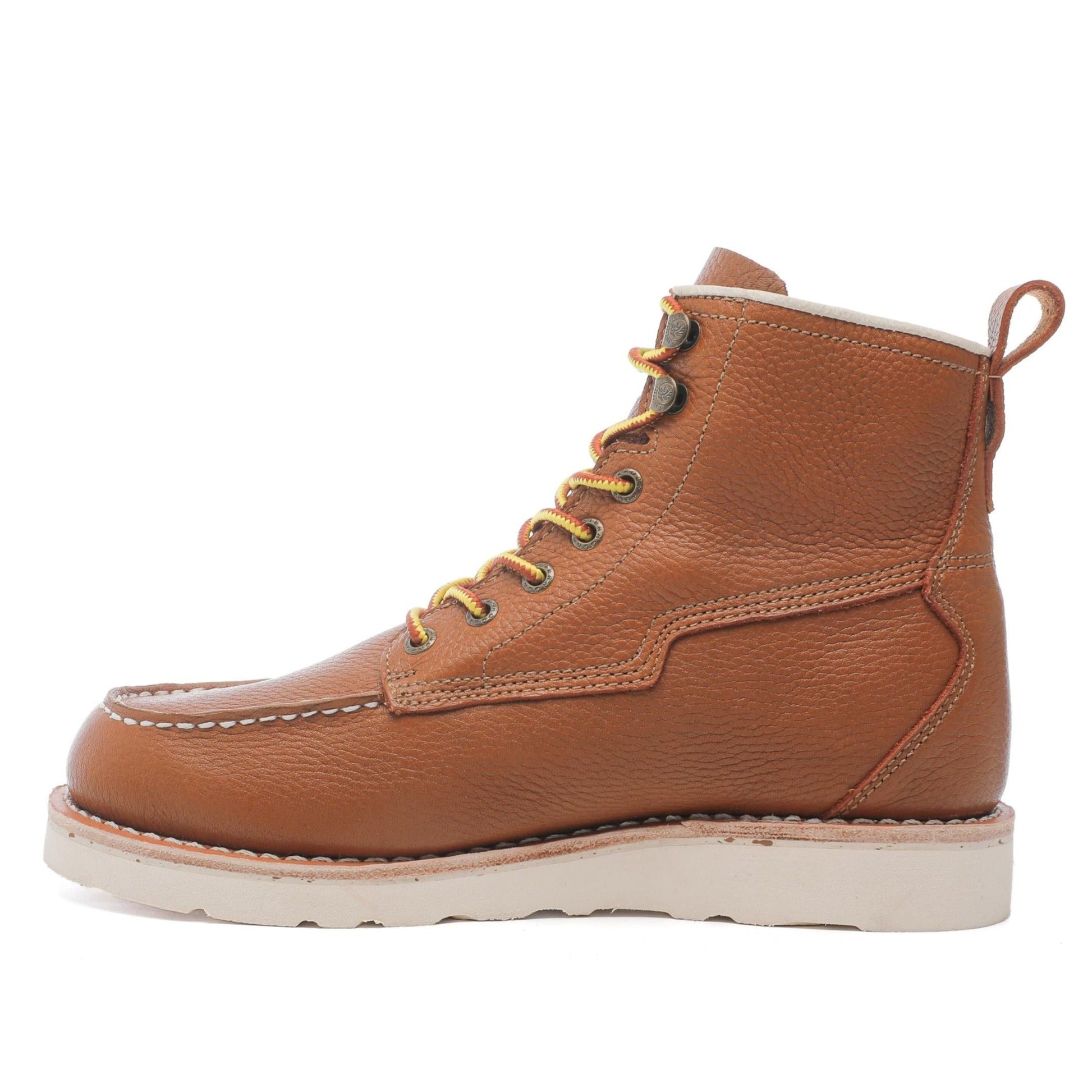 ROCKROOSTER Trinidad Men's 6 inch Brown Soft Toe Wedge Work Boots VAP2306 (4)
