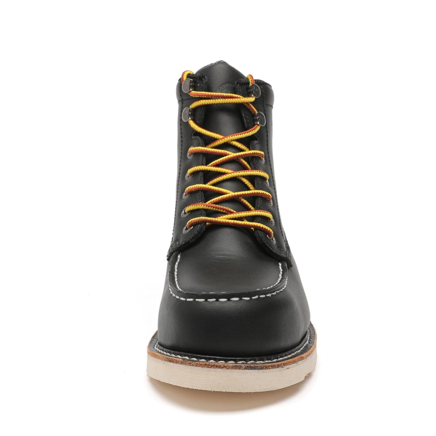 ROCKROOSTER Trinidad Men's 6 inch Black Steel Toe Wedge Work Boots VAP2301 (5)