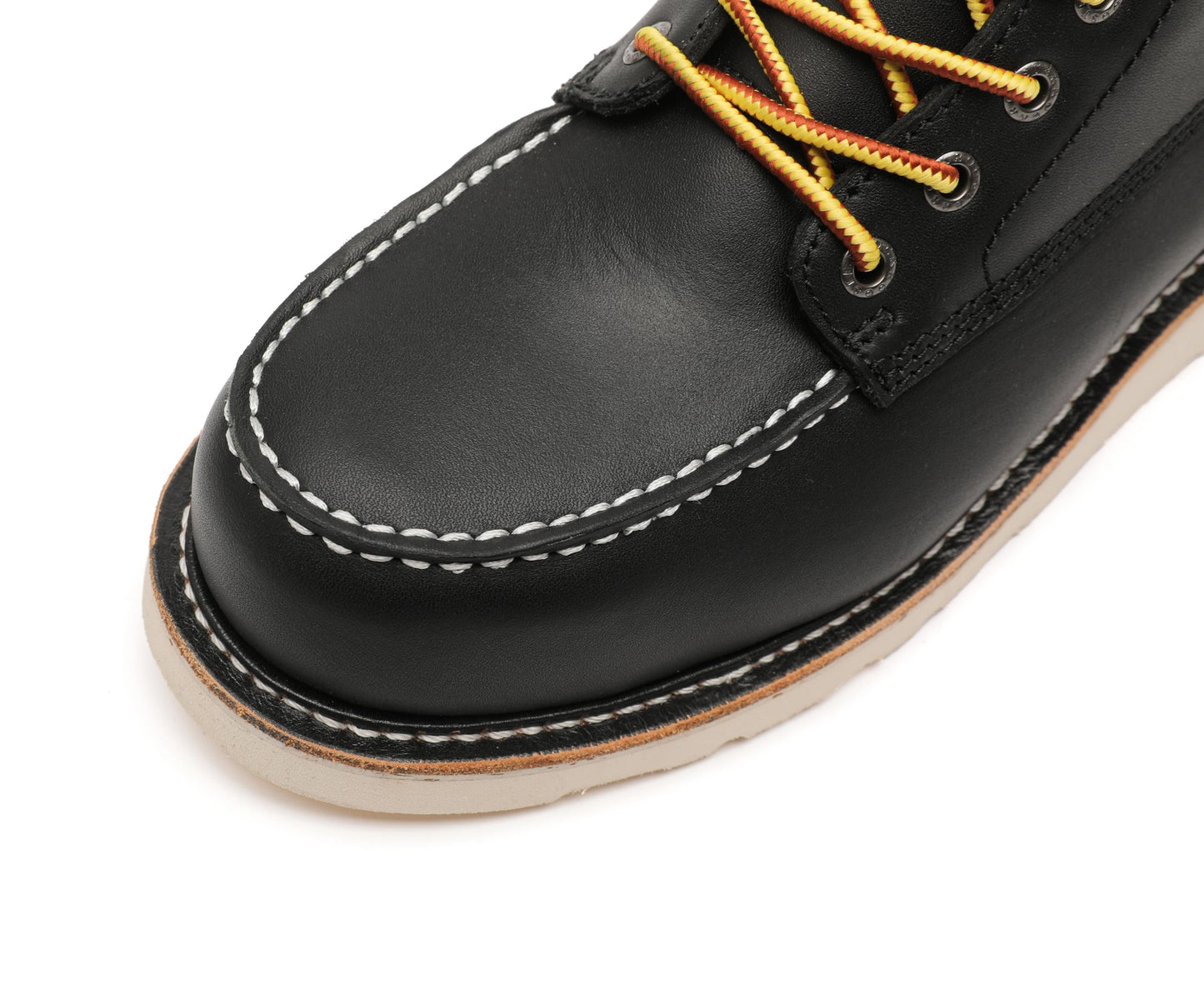 ROCKROOSTER Trinidad Men's 6 inch Black Steel Toe Wedge Work Boots VAP2301 (6)