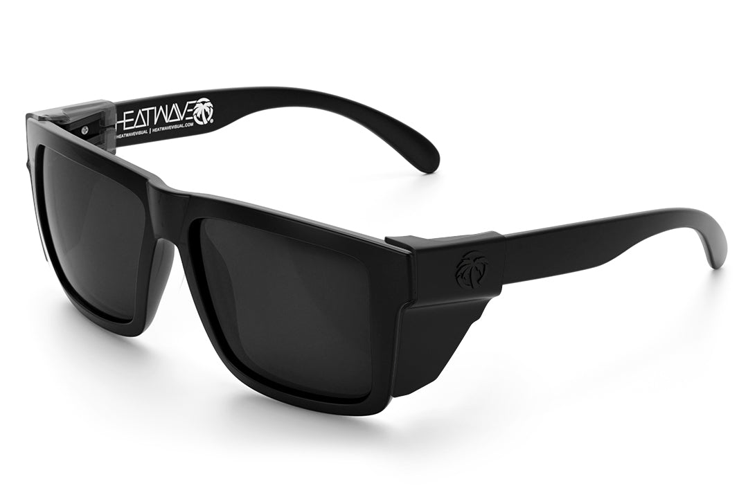 Heat Wave Visual XL VISE - GOLD EMBLEM Black Lens sunglasses view 4