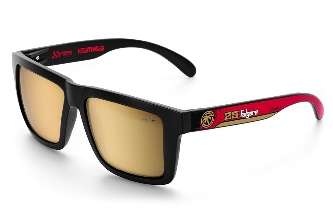 Heat Wave Visual XL VISE Hendrick Motorsports | Tim Richmond #25 Folgers sunglasses view 1